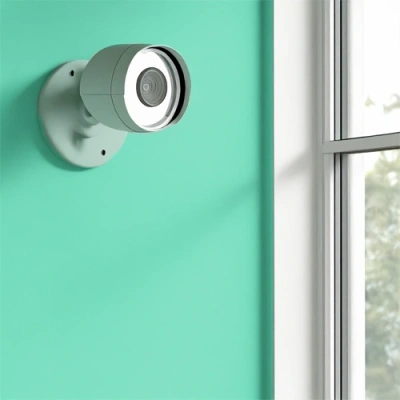 Cedar Rapids vivint camera facing a window